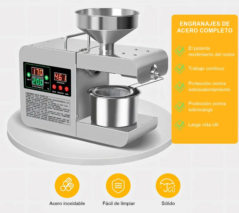 Prensa extractor de Aceite Automática - Imagen 5