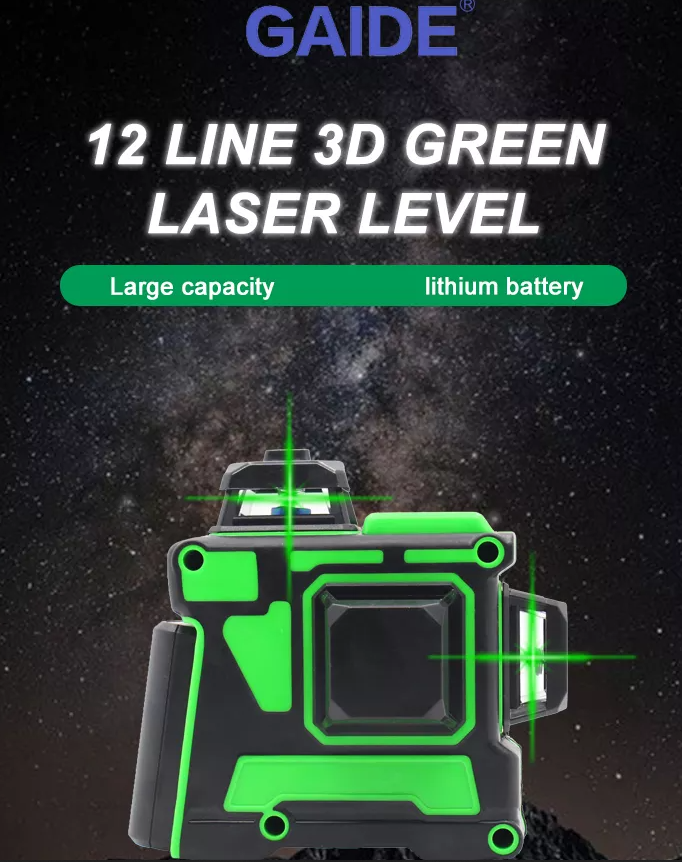 Nivel Laser Portatil 3d 12 Líneas 2 baterias - Imagen 4
