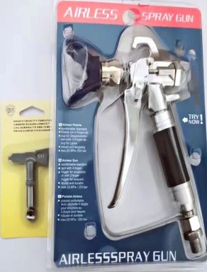 Pistola Airless Alta Presión silver black - Imagen 2